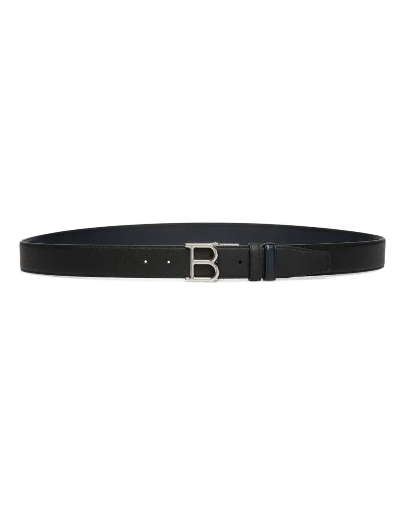 Bally Ledergürtel mit Logo-Schnalle - Schwarz Schwarz