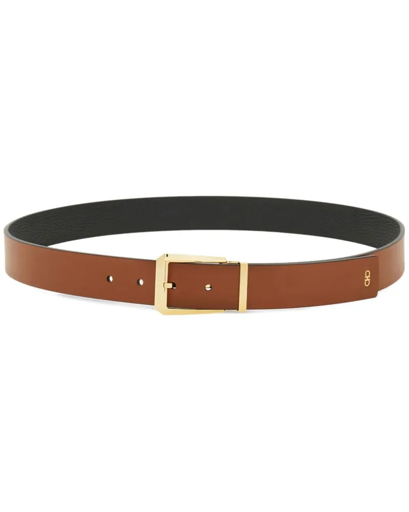 Ferragamo Wendbarer Ledergürtel - Braun Braun
