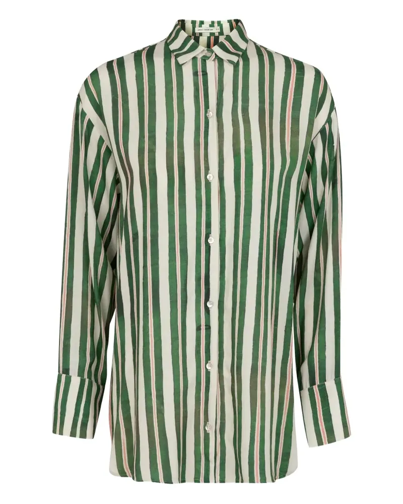 Lenny Niemeyer Gestreiftes Hemd - Grün Grün