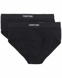 Tom Ford 2er-Set Slips mit Logo-Bund Schwarz