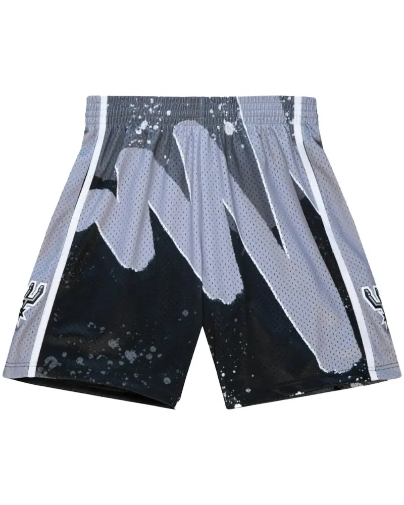 Mitchell & Ness NBA San Antonio Spurs 1998 Hyper Hoops Swingman Shorts - Schwarz Schwarz