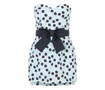 Minikleid mit Schleife - Blau