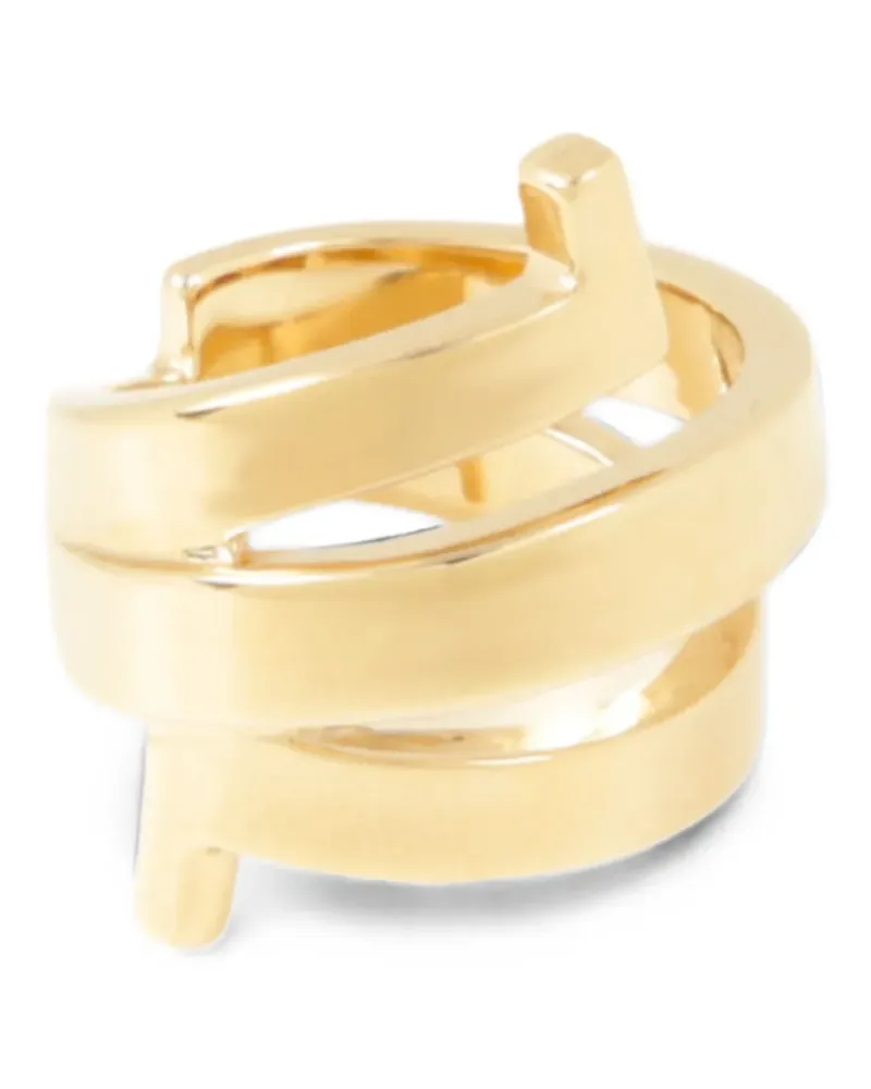 Ferragamo spiral-design ring - Gold Gold