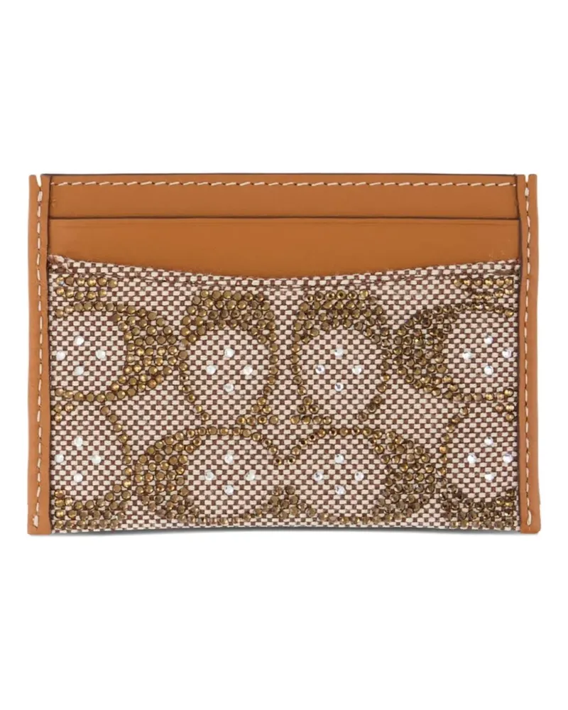 Coach Signature Crystal Essential Kartenetui - Braun Braun