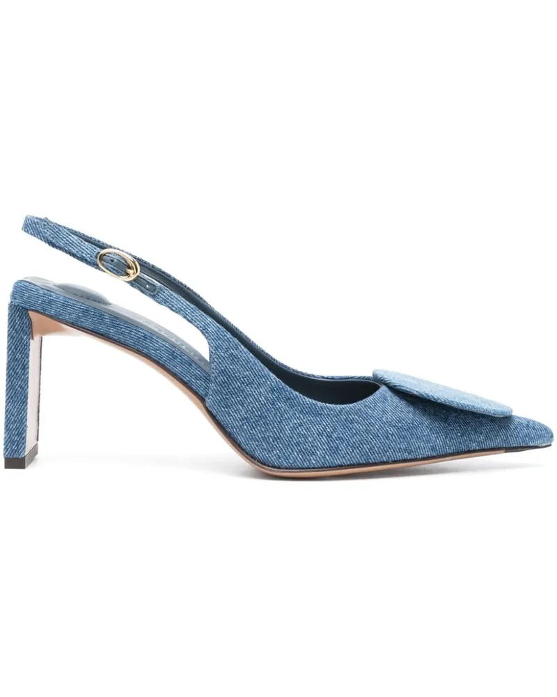 Jacquemus Les Slingbacks Duelo Pumps 85mm Blau