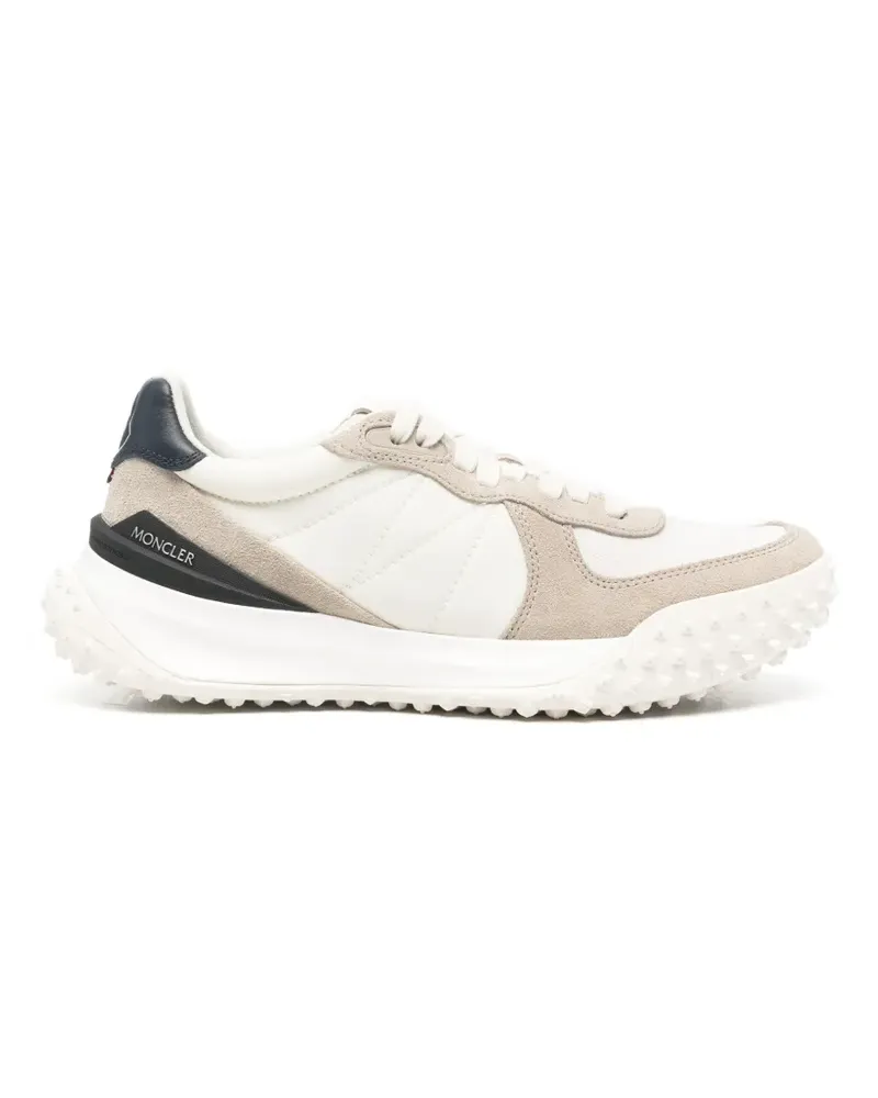 Moncler City Trek Sneakers mit Einsätzen und Noppensohle - Weiß Weiß