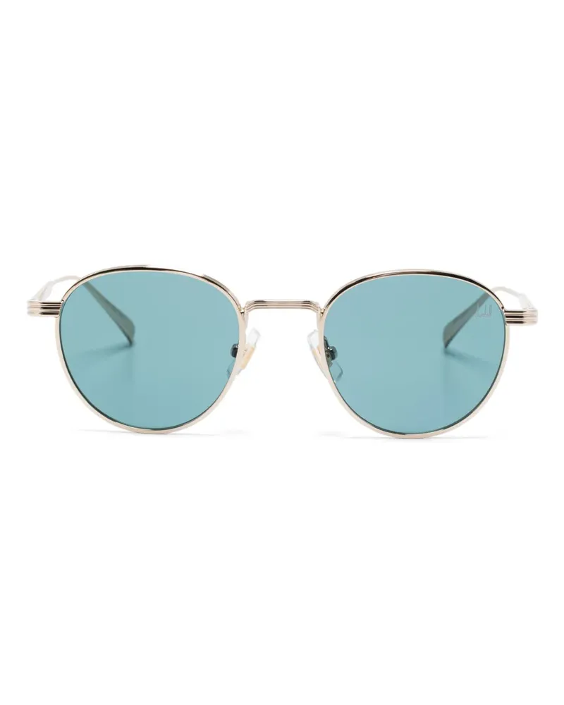 Dunhill Sonnenbrille mit rundem Gestell - Silber Silber