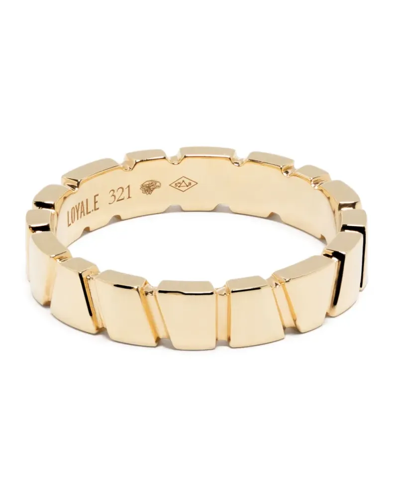 Loyal.e Paris 18kt True Love Gelbgoldring mit Diamanten Gold