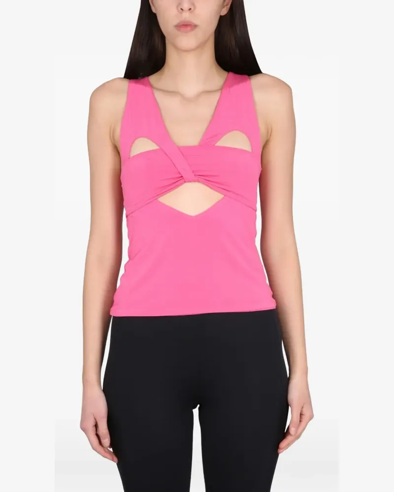 AMBUSH cut-out knot top - Rosa Rosa