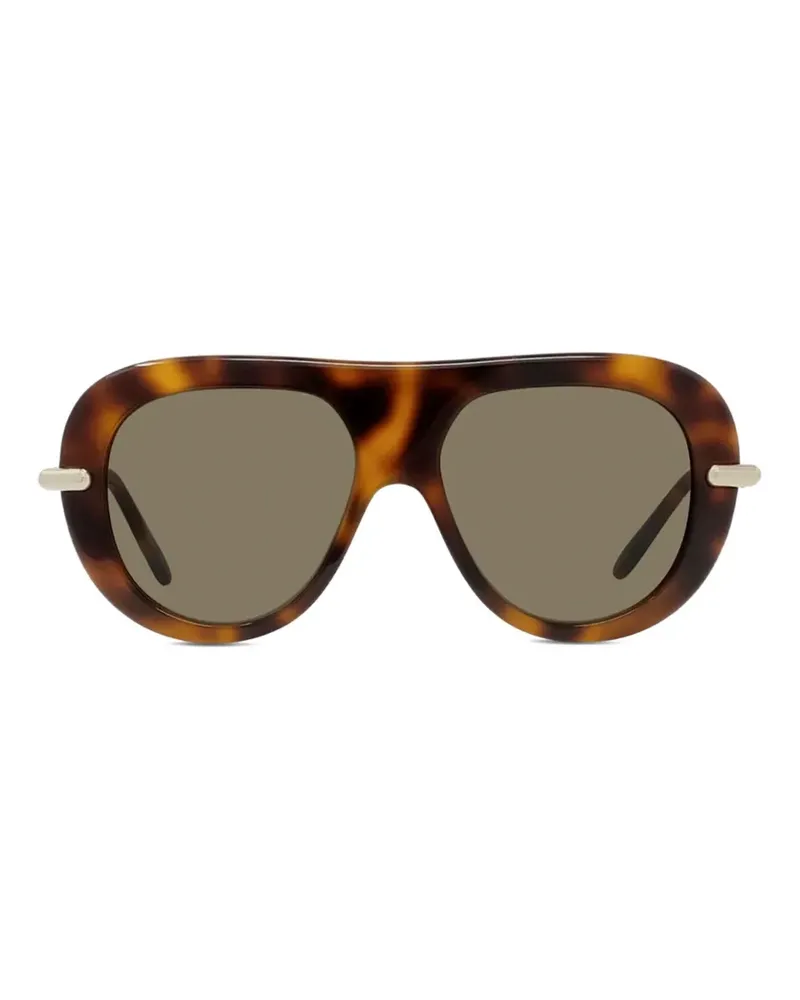 Loewe Slim Pilotenbrille - Braun Braun