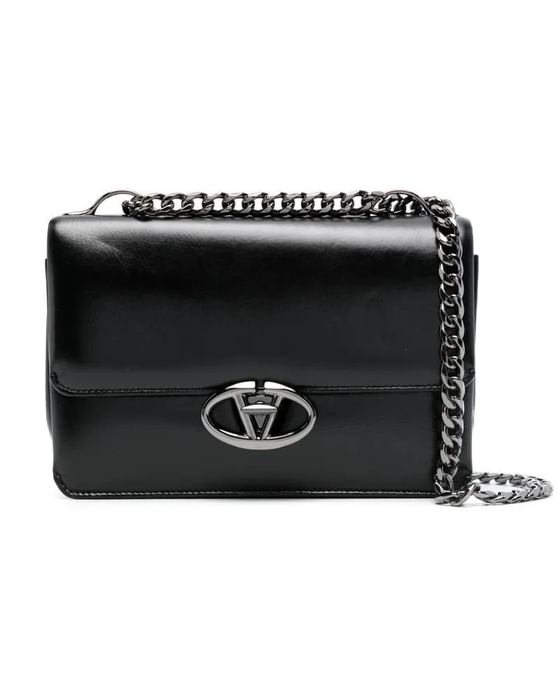 Valentino Garavani VLogo Signature Umhängetasche - Schwarz Schwarz