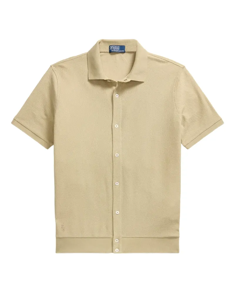 Ralph Lauren honeycomb-textured shirt - Nude Nude
