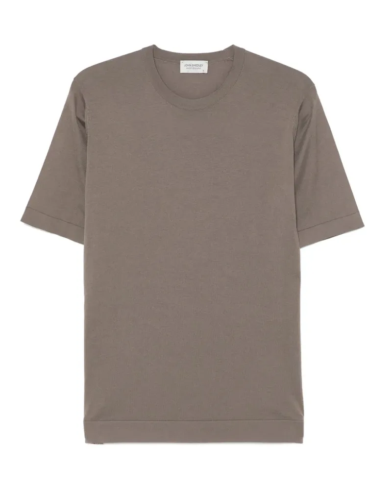 John Smedley Lorca T-Shirt - Braun Braun