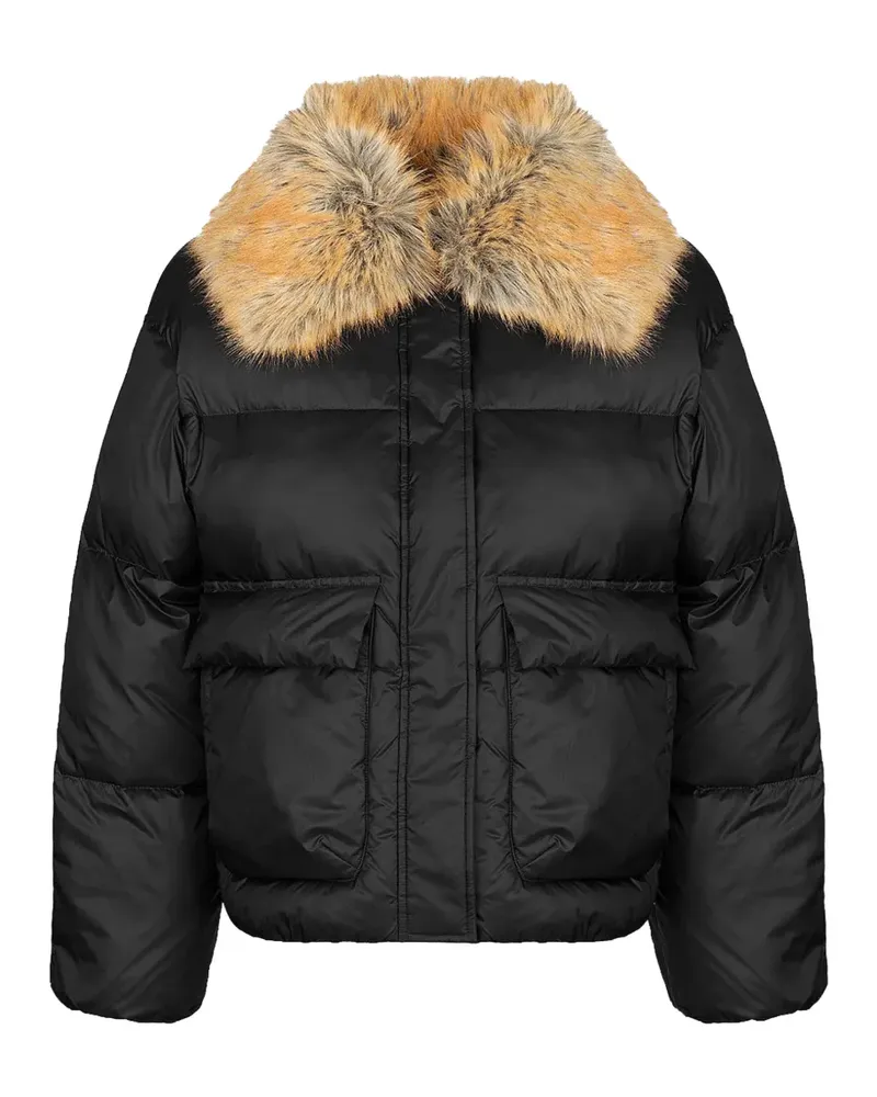 Canadian Classics Titusville faux-fur-collar puffer jacket - Schwarz Schwarz