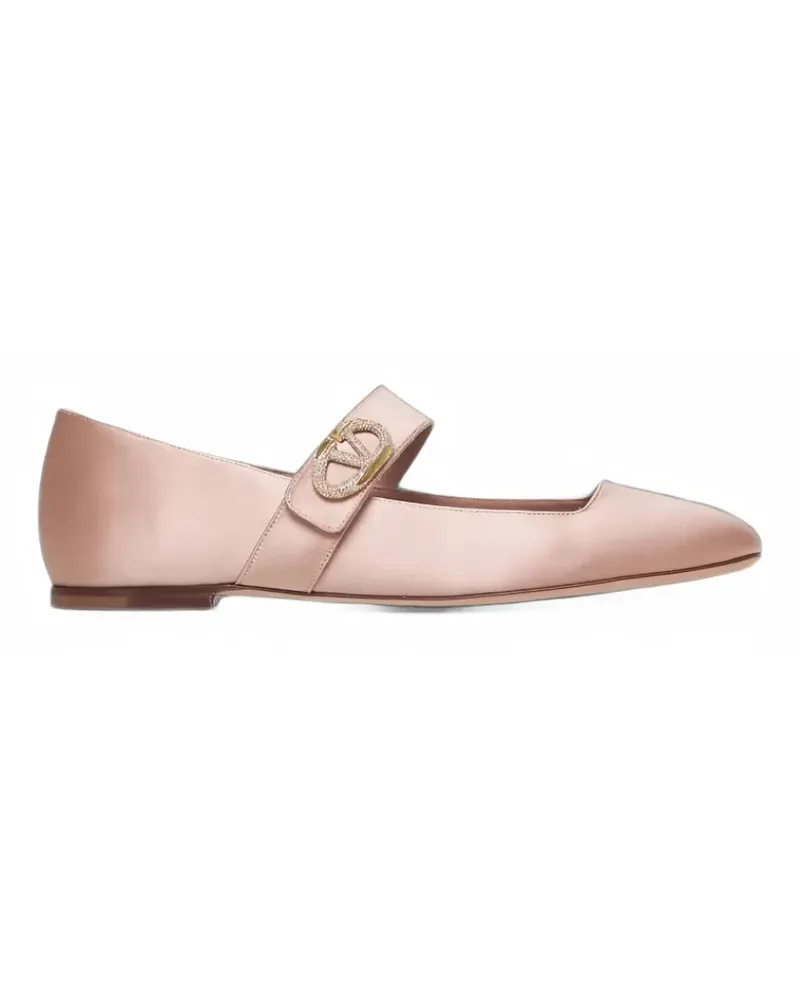 Valentino Garavani VLogo Locker Ballerinas - Rosa Rosa