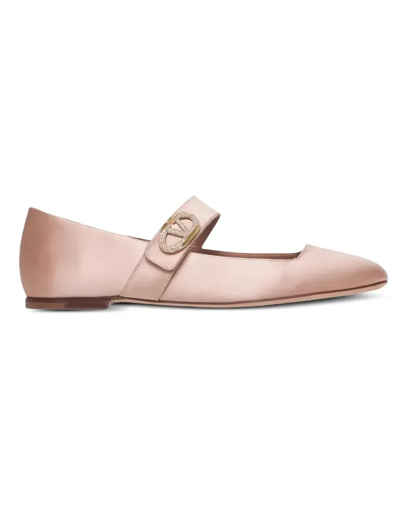 Valentino Garavani VLogo Locker Ballerinas - Rosa Rosa