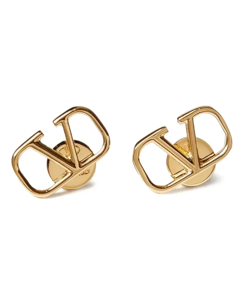 Valentino Garavani Vlogo Signature metal earrings - Gold Gold