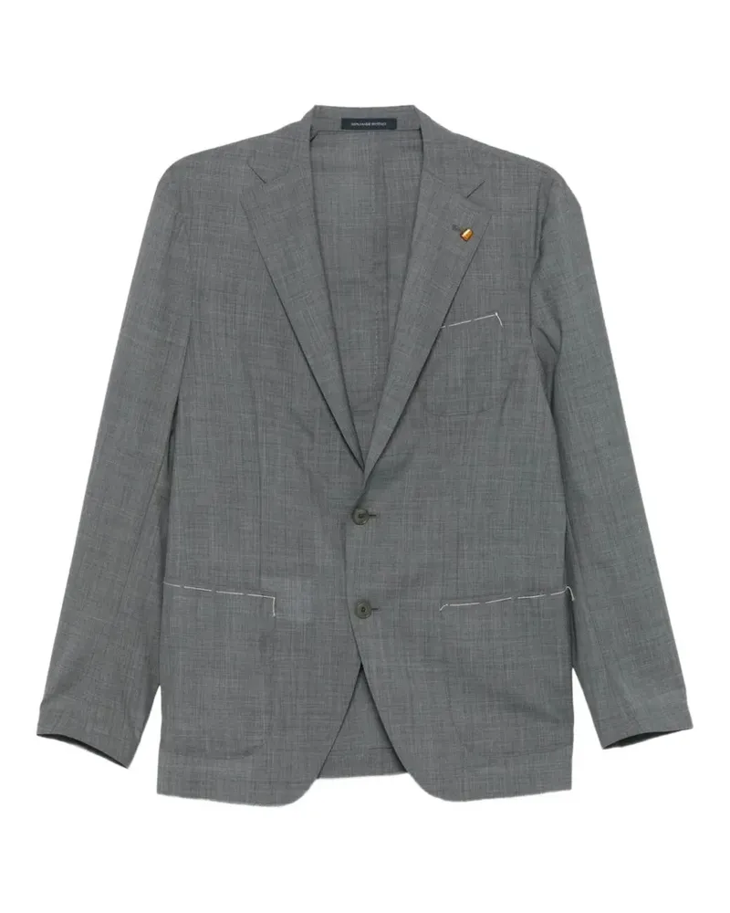 Sartoria Latorre notched-lapel wool blazer - Grau Grau