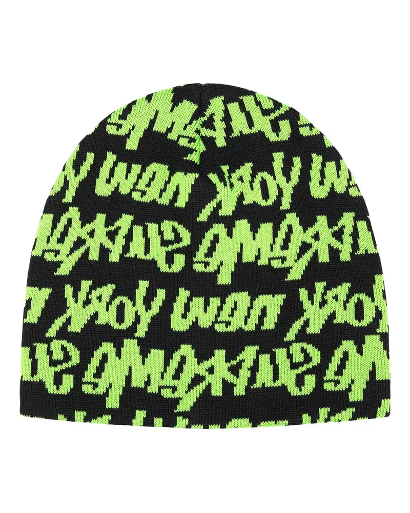 Supreme Being Fat Tip "Black" Beanie - Schwarz Schwarz