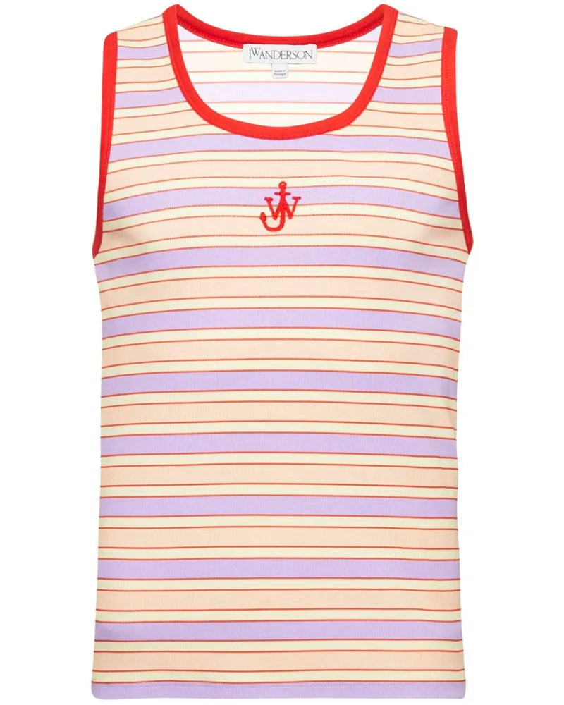 J.W.Anderson Gestreiftes Top - Rosa Rosa