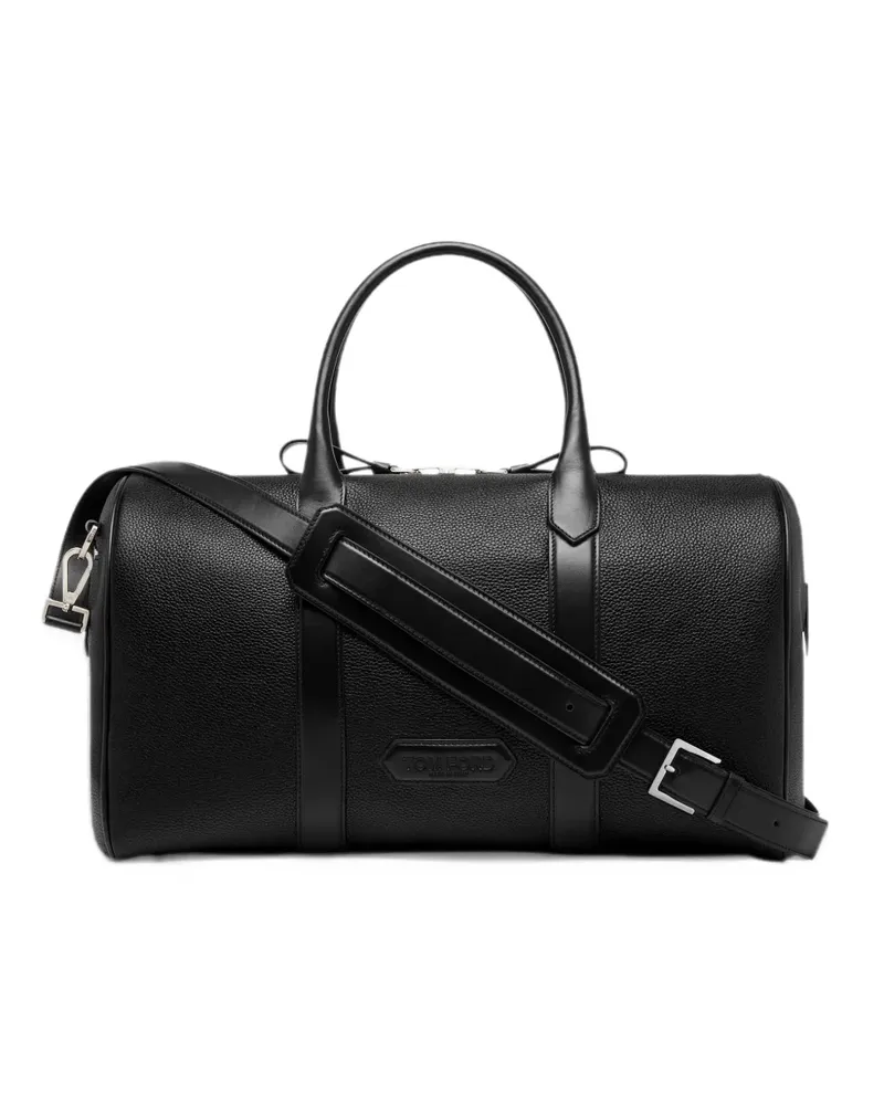 Tom Ford Reisetasche aus Leder - Schwarz Schwarz