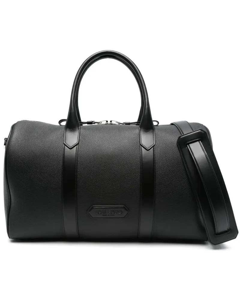 Tom Ford leather holdall - Schwarz Schwarz