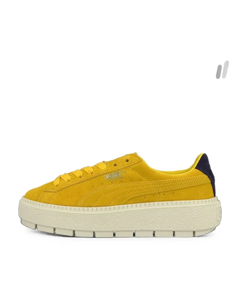 Puma Trace Bold suede platform sneakers - Gelb Gelb