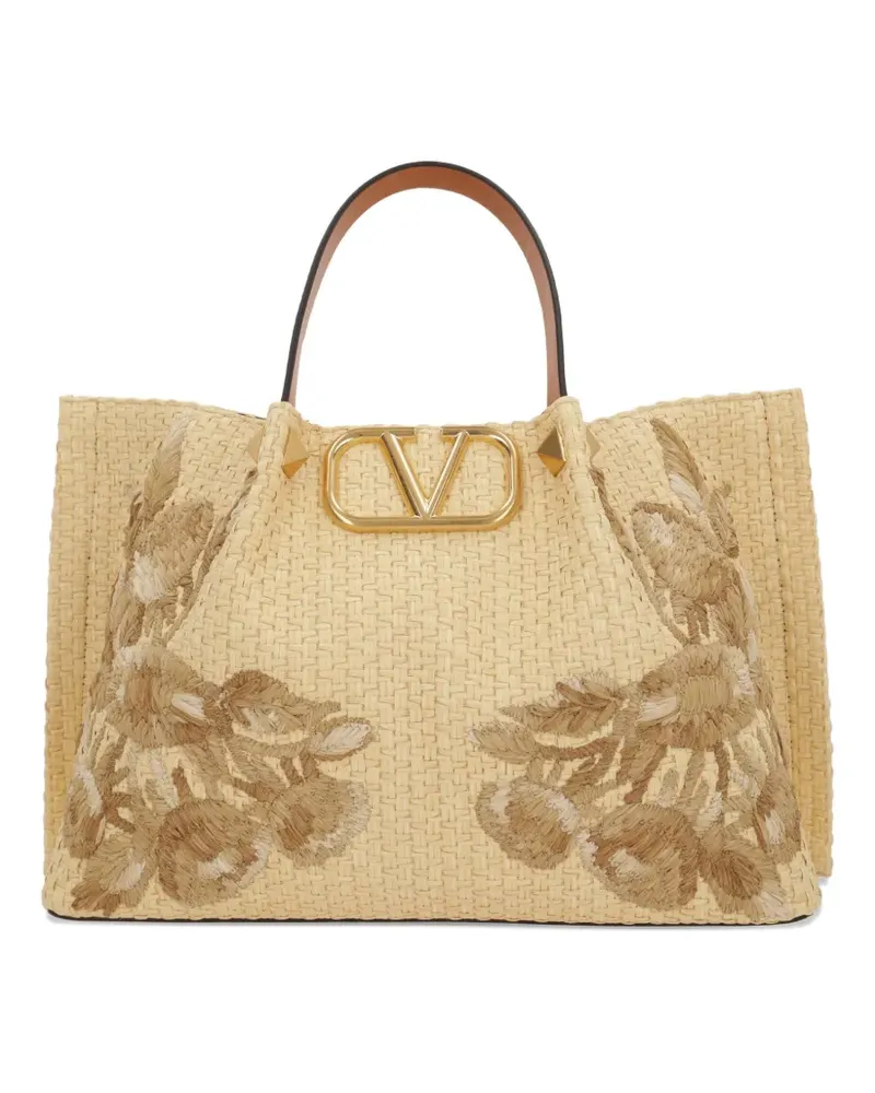 Valentino Garavani VLogo Signature Shopper - Nude Nude
