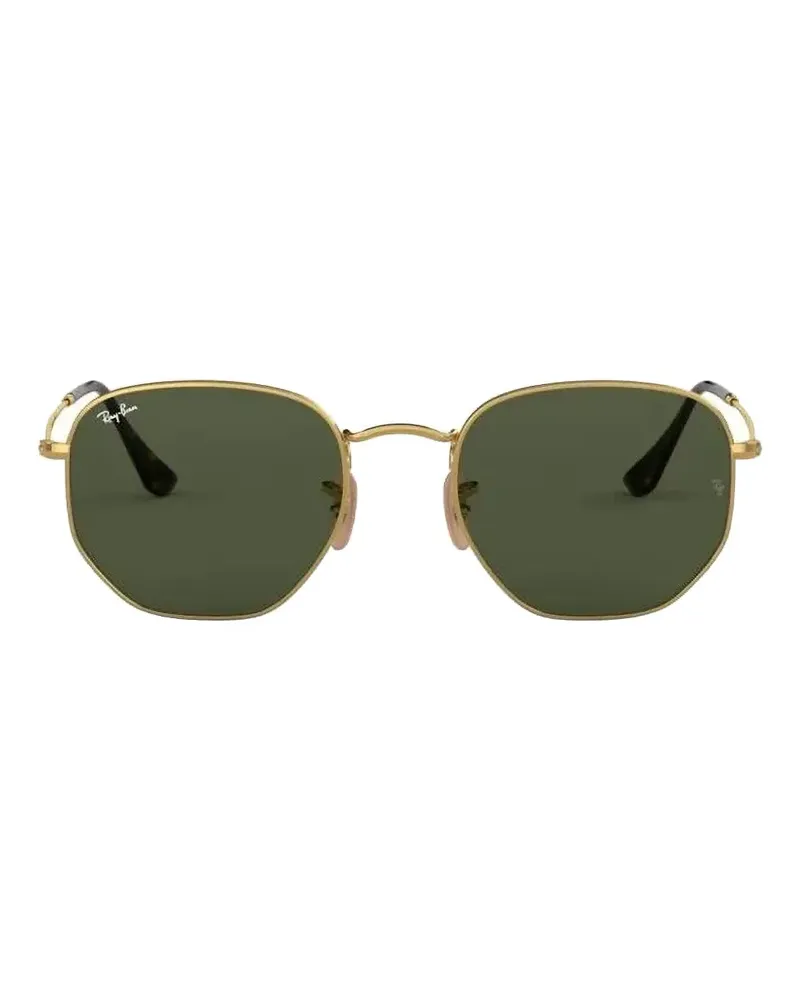 Ray Ban hexagonal-frame sunglasses - Gold Gold