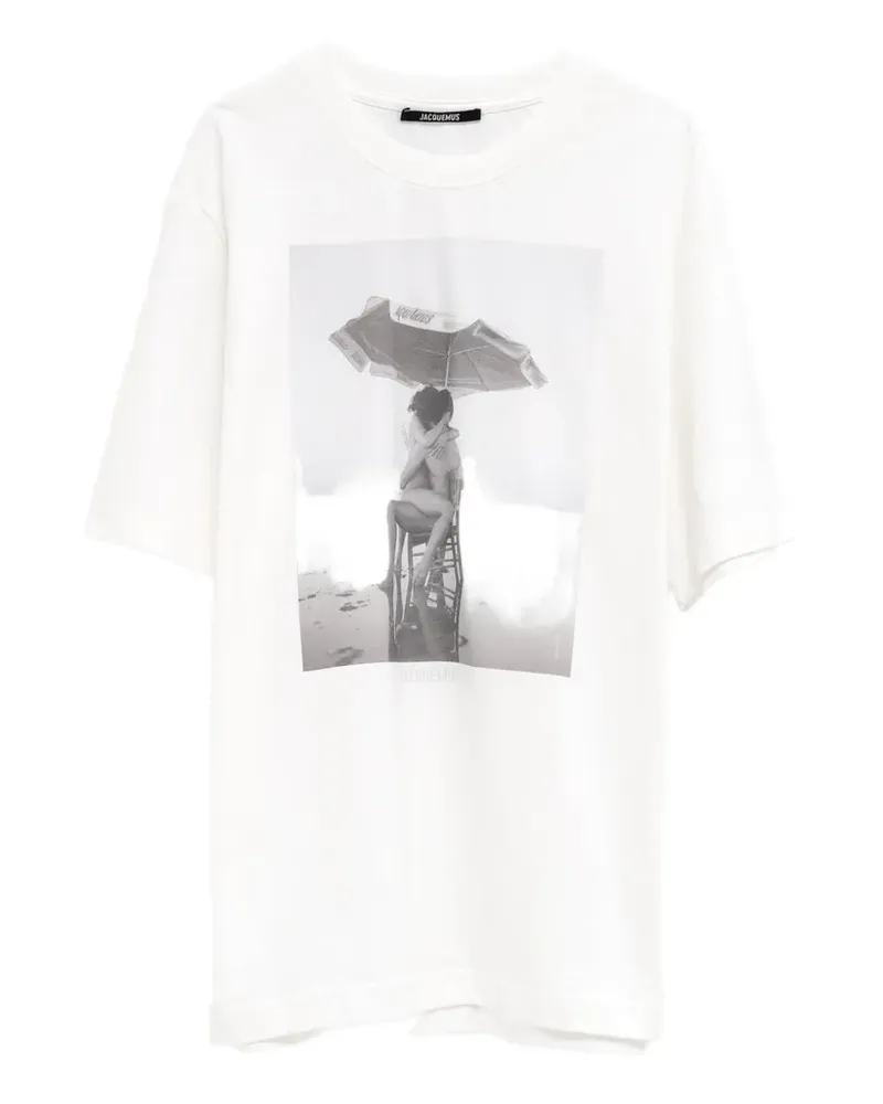 Jacquemus graphic-print T-shirt - Weiß Weiß
