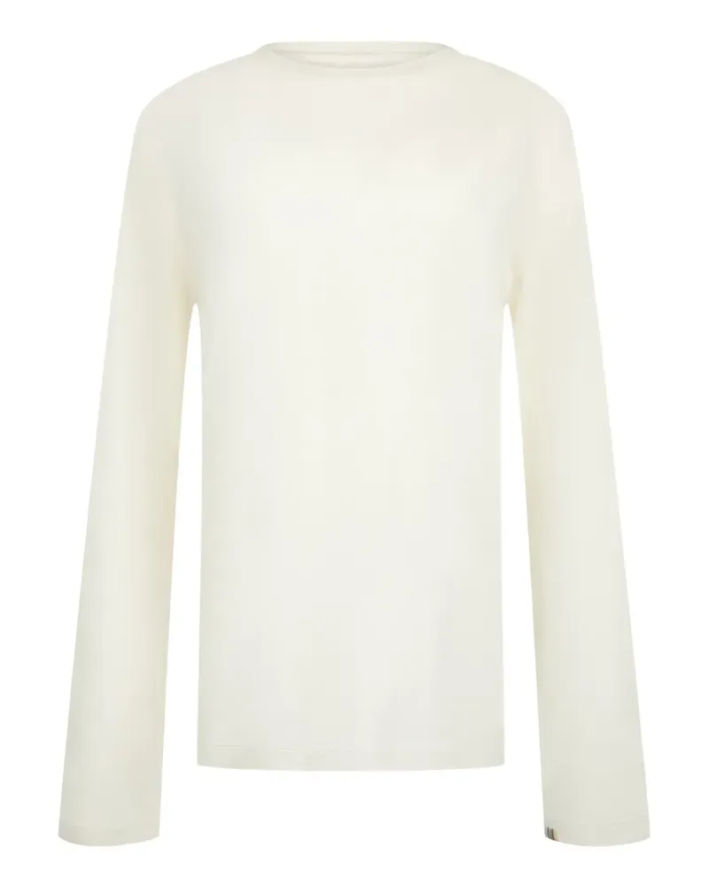 extreme cashmere n°500 Jones long-sleeve T-shirt - Weiß Weiß