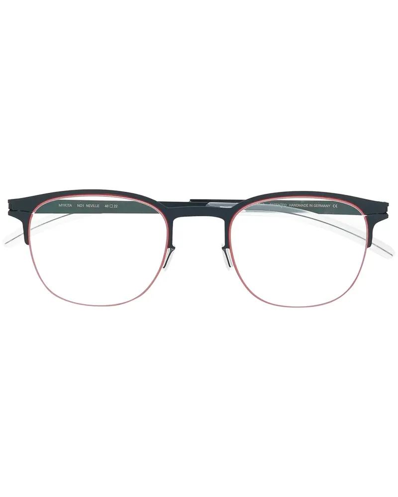 Mykita Brille mit Panto-Gestell - Blau Blau