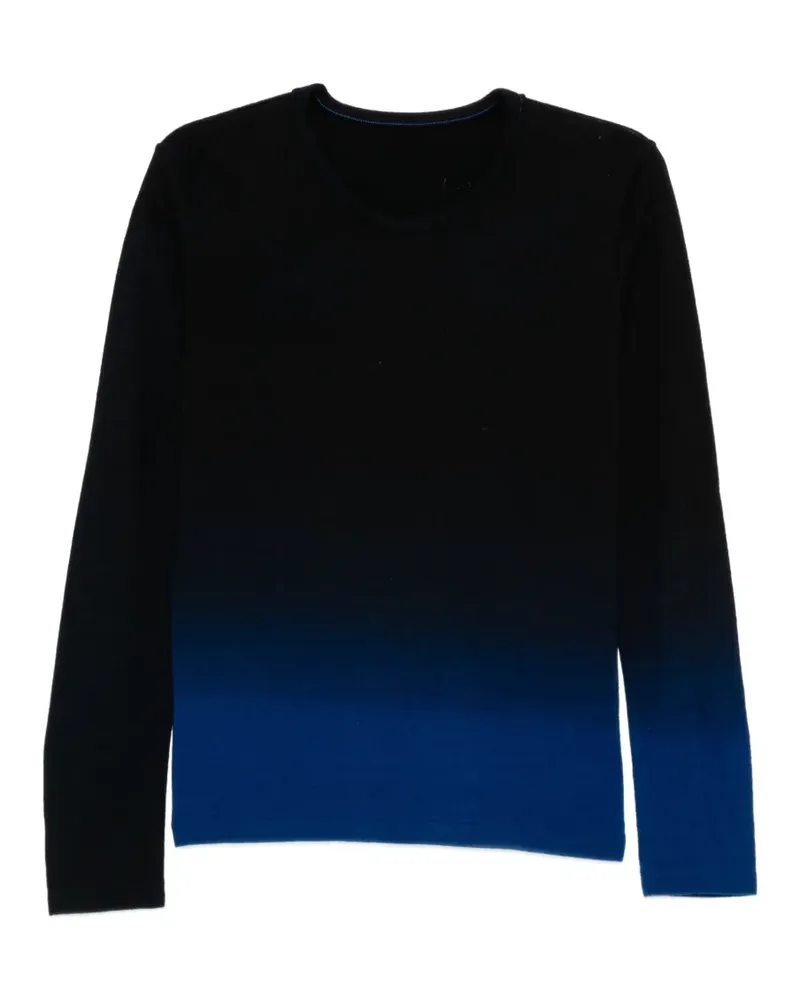 Yohji Yamamoto Pullover mit Ombré-Effekt - Schwarz Schwarz