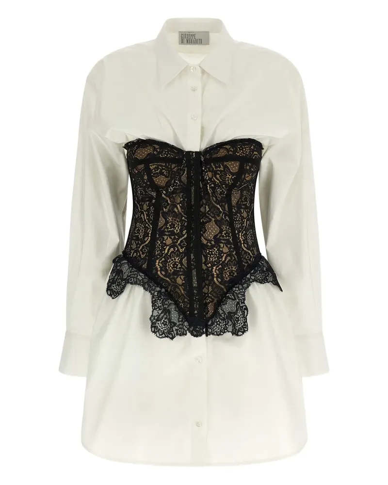 Giuseppe di Morabito Bustier-Minikleid mit Spitze - Weiß Weiß
