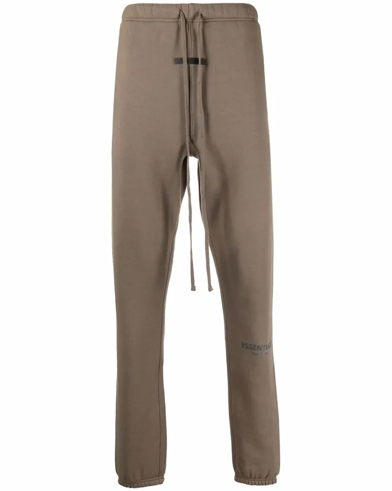 Fear of God Jogginghose mit Logo-Print - Braun Braun