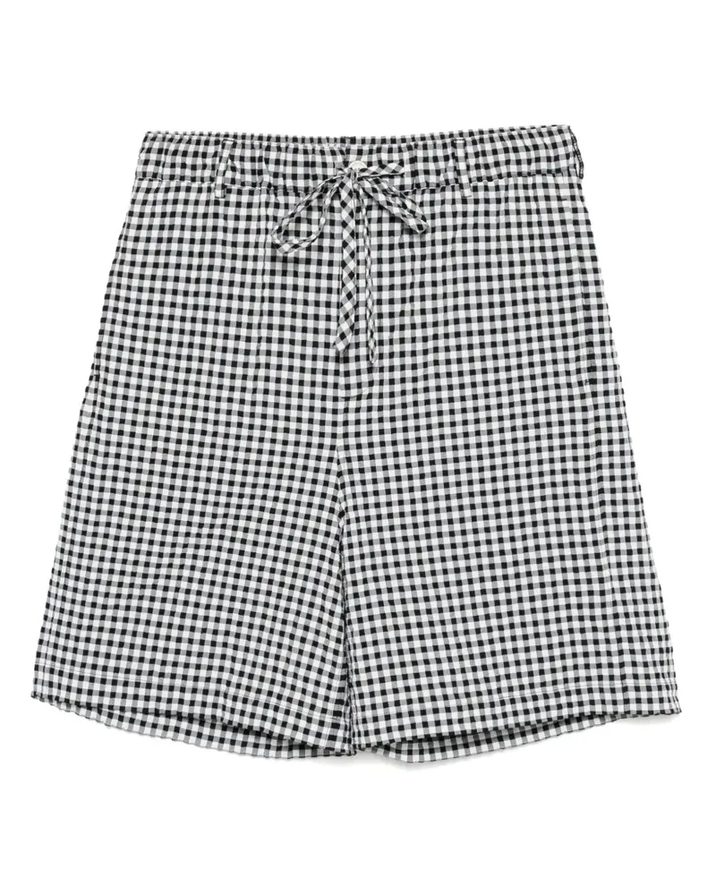 Marni Karierte Shorts - Schwarz Schwarz