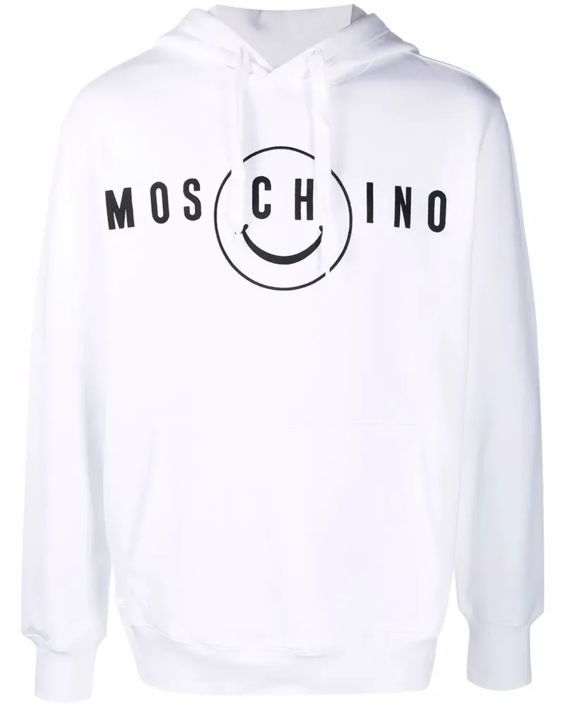 Moschino Hoodie aus Bio-Baumwolle - Weiß Weiß
