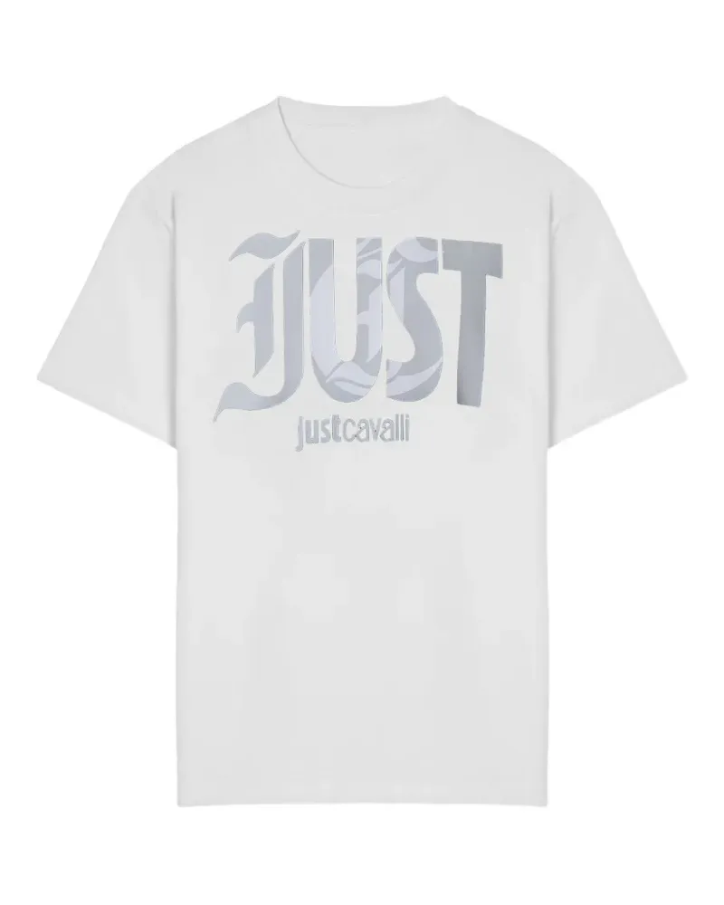 Just Cavalli logo-print T-shirt - Weiß Weiß