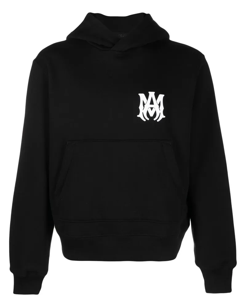 Amiri Hoodie mit Logo-Print - Schwarz Schwarz