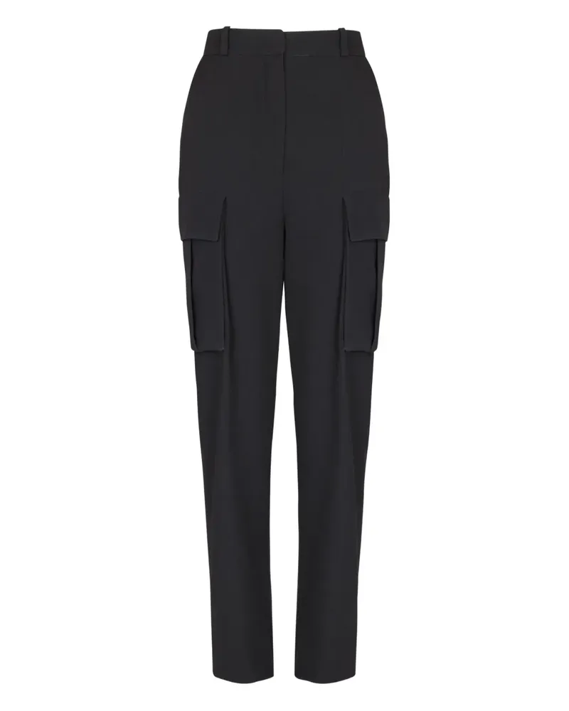 Balmain Cargohose mit geradem Bein - Schwarz Schwarz