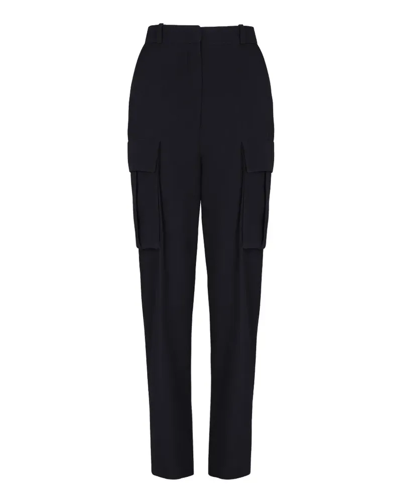 Balmain Cargohose mit geradem Bein - Schwarz Schwarz