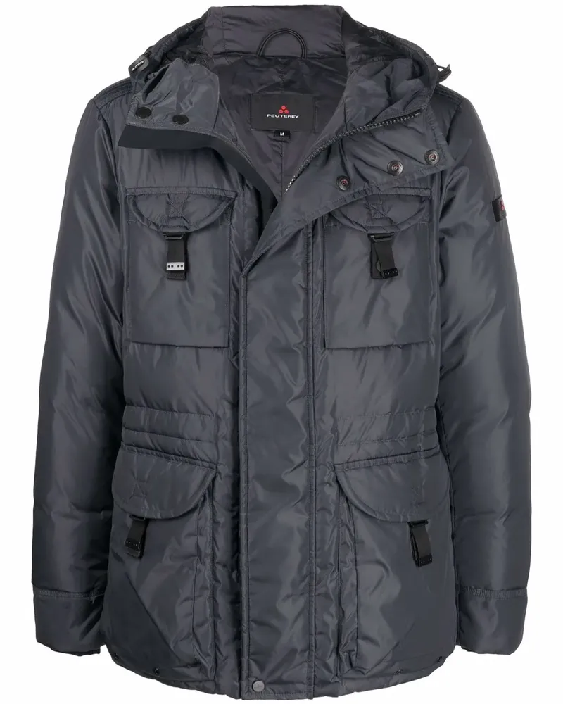 Peuterey Gefütterte Kapuzenjacke - Schwarz Schwarz