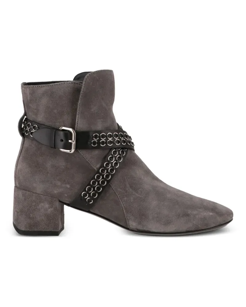 TOD'S buckle-fastening ankle boots - Grau Grau