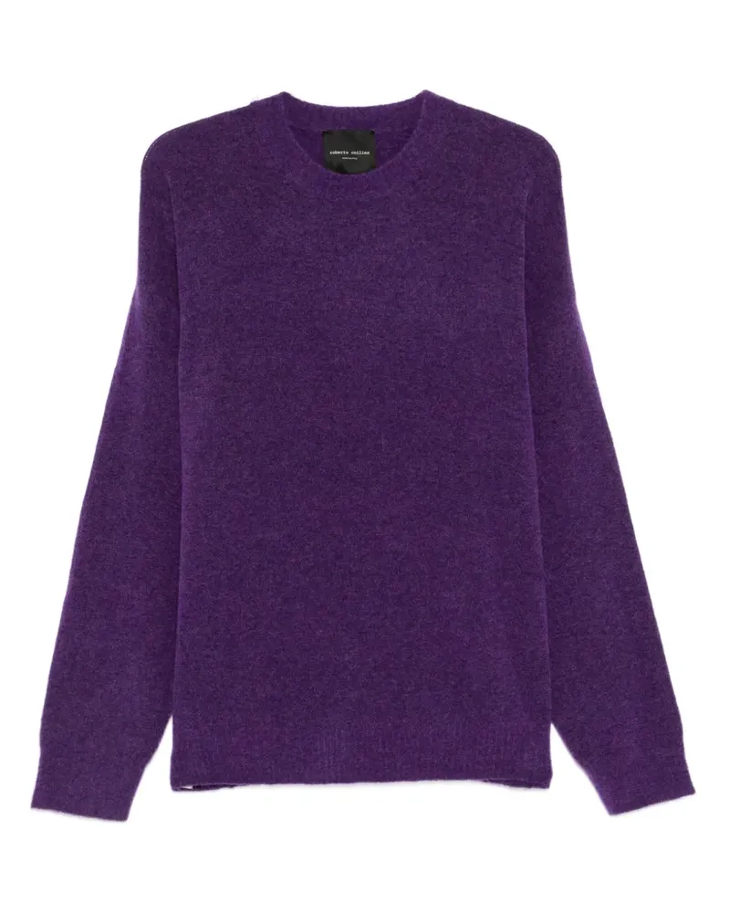 Roberto Collina Pullover mit Rundhalsausschnitt - Violett Violett