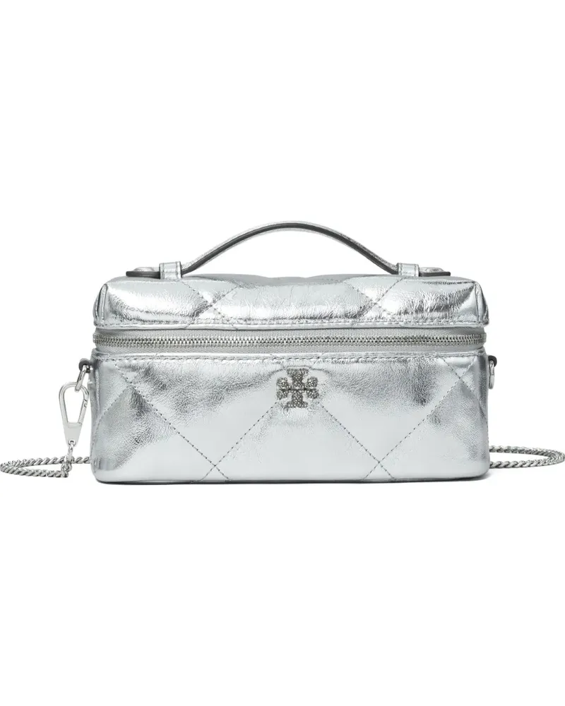Tory Burch Kira vanity cross body bag - Silber Silber