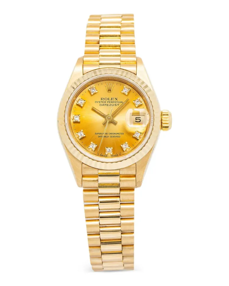Rolex Datejust diamond 26mm watch - Gold Gold