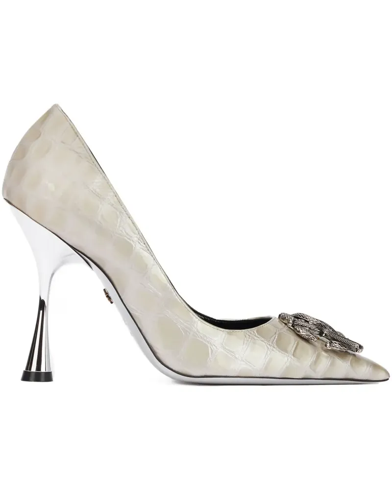 Roberto Cavalli Pumps mit spitzer Kappe - Grau Grau