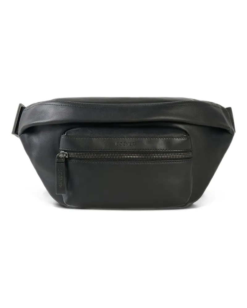 Bogner Calgary Cedric Gürteltasche aus Leder - Schwarz Schwarz