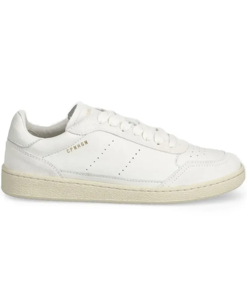 Copenhagen Perforierte Sneakers - Weiß Weiß