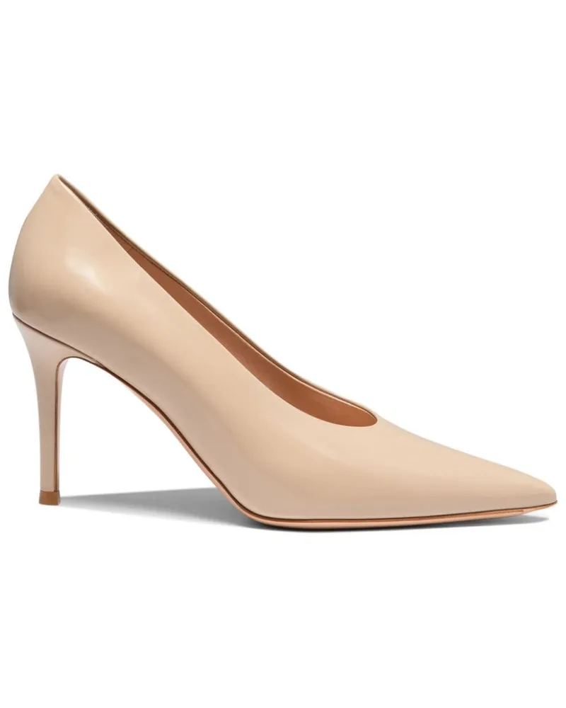 Gianvito Rossi Pumps mit spitzer Kappe 85mm - Nude Nude